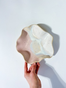 bowl OYSTER PINK WAVE