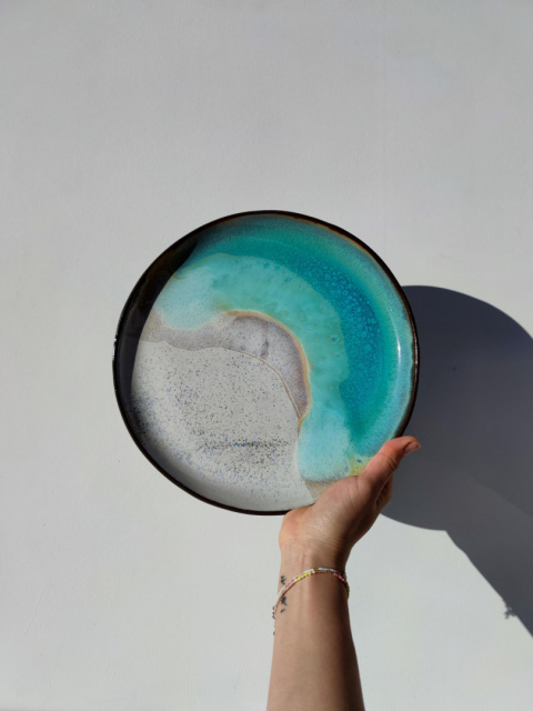 Talerz obiadowy WAVE HAWAII