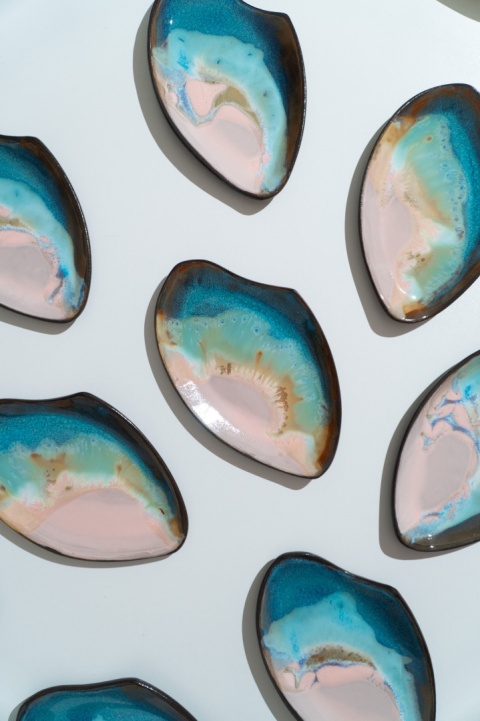 Small Platter WAVE BALI