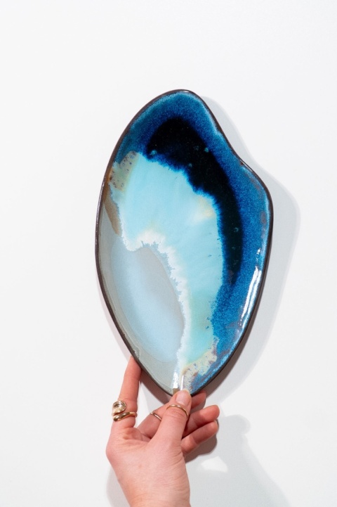 WAVE Platter OCEAN. medium