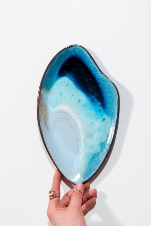 WAVE Platter OCEAN. medium