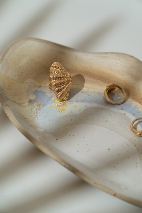 WAVE Platter SAND. medium