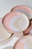 Talerz obiadowy WAVE PINK