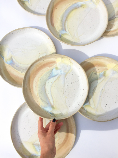 Talerz obiadowy WAVE SAND