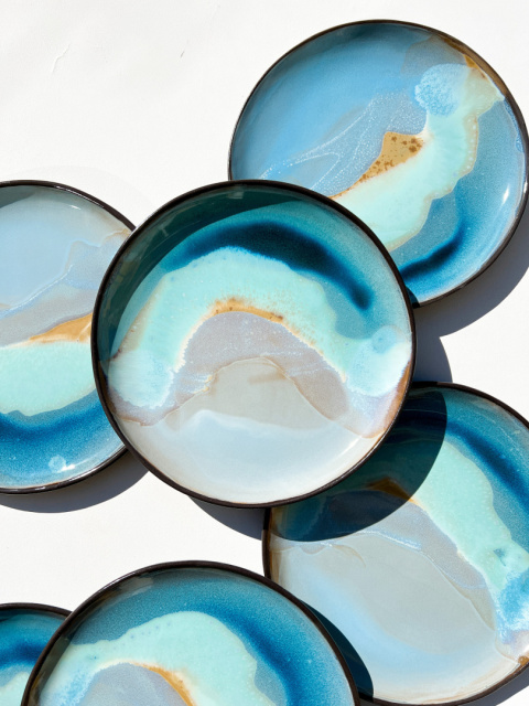 Talerz obiadowy WAVE OCEAN